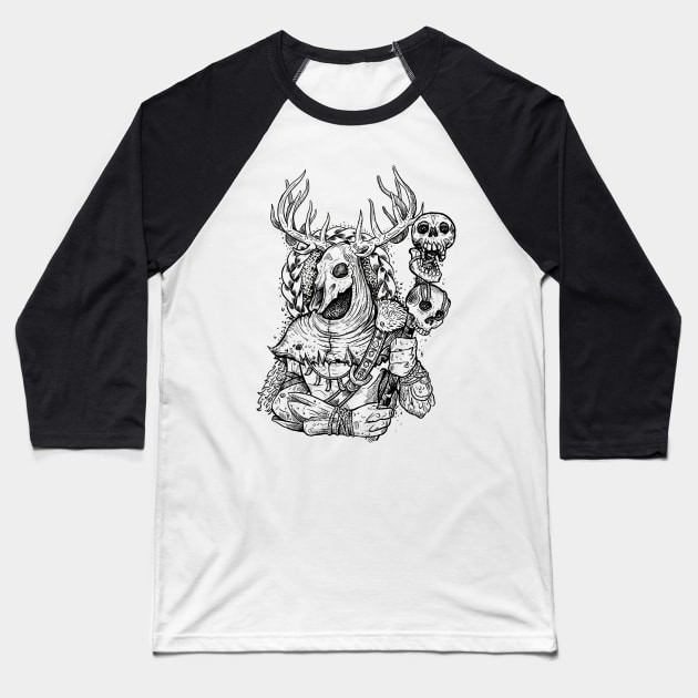 Leshy guardian witcher slavic myth Baseball T-Shirt by BlackForge